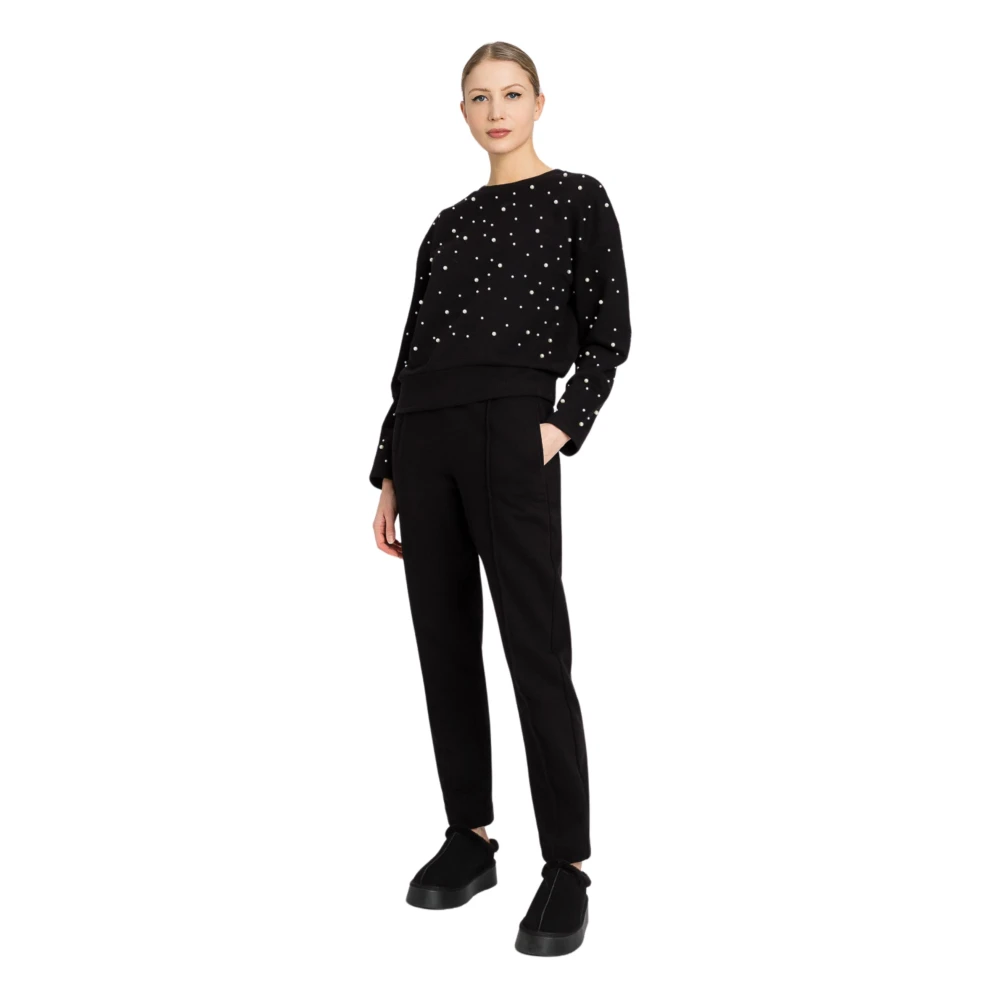 Twinset Zwarte Broek voor Vrouwen Black Dames