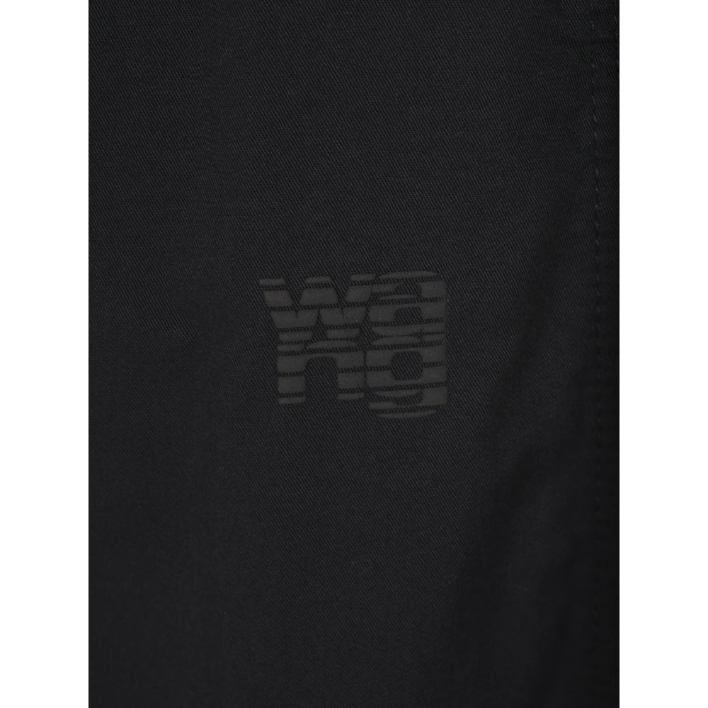 alexander wang Zwarte Track Pants met Piping Black Dames