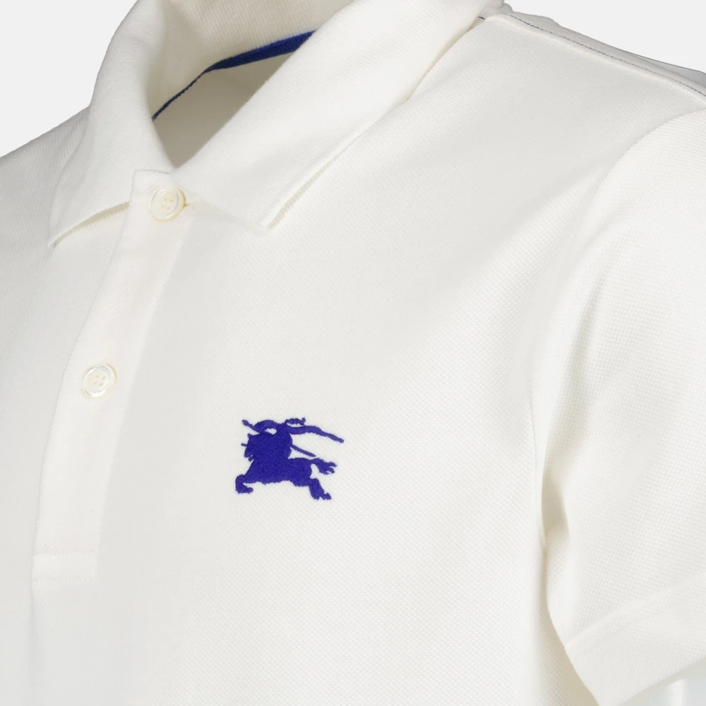 Burberry Klassieke Polo Shirt Lente-Zomer 2024 White Heren