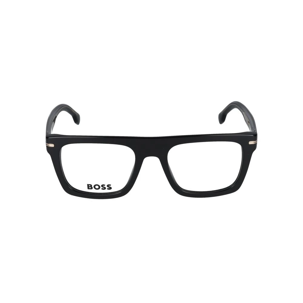 Hugo Men's Black Glasses, 52 Mm, Eyeglasses Boss 1597 807