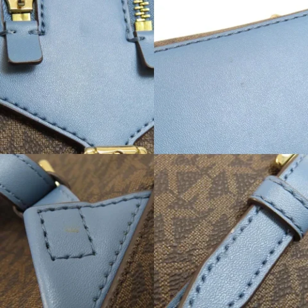Michael Kors Pre-owned Leather backpacks Blue Dames