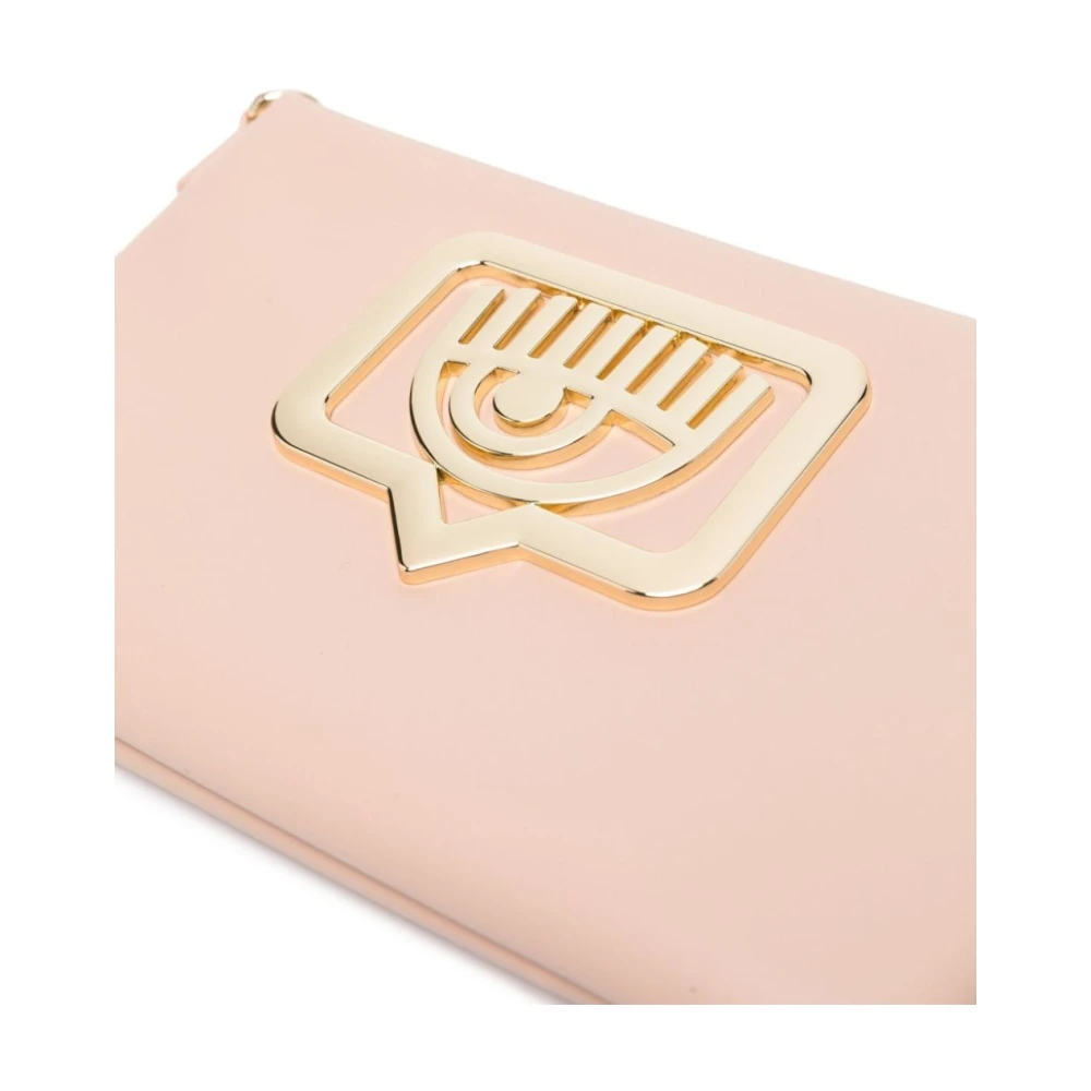 Chiara Ferragni Collection Bruine Schoudertas Stijlvol Pink Dames