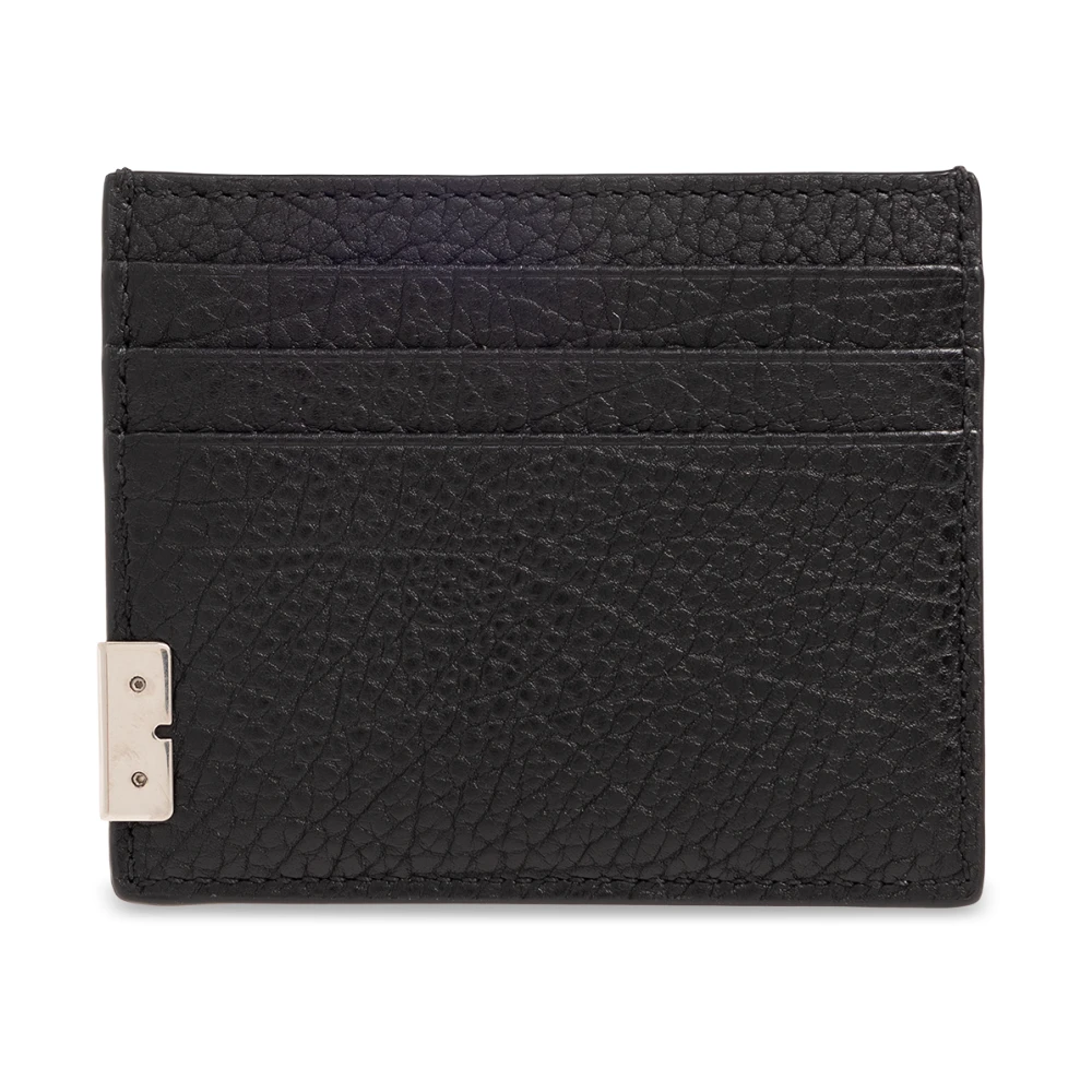 Burberry Leren kaarthouder Black Heren