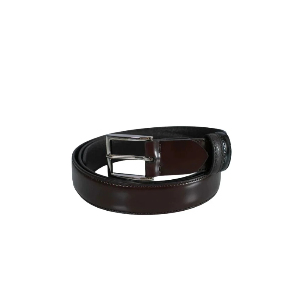 Hogan Leren gesp riem Brown Heren