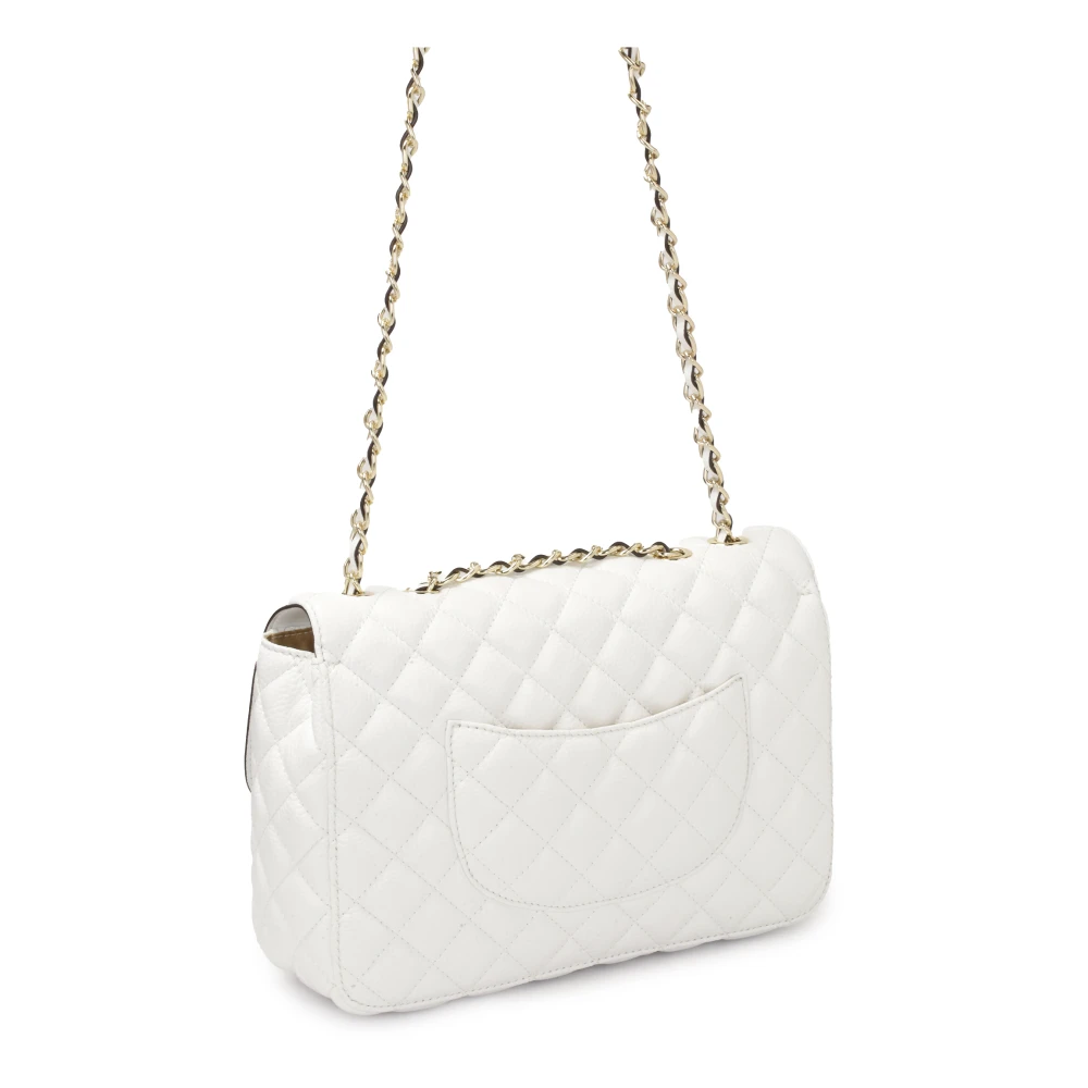 Kazar Gewatteerde witte schouderketting handtas White Dames