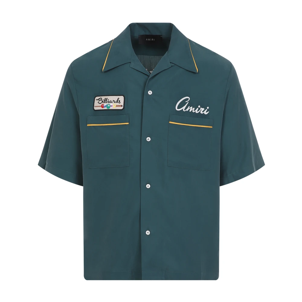 Amiri Groene Modale Overhemd Green Heren