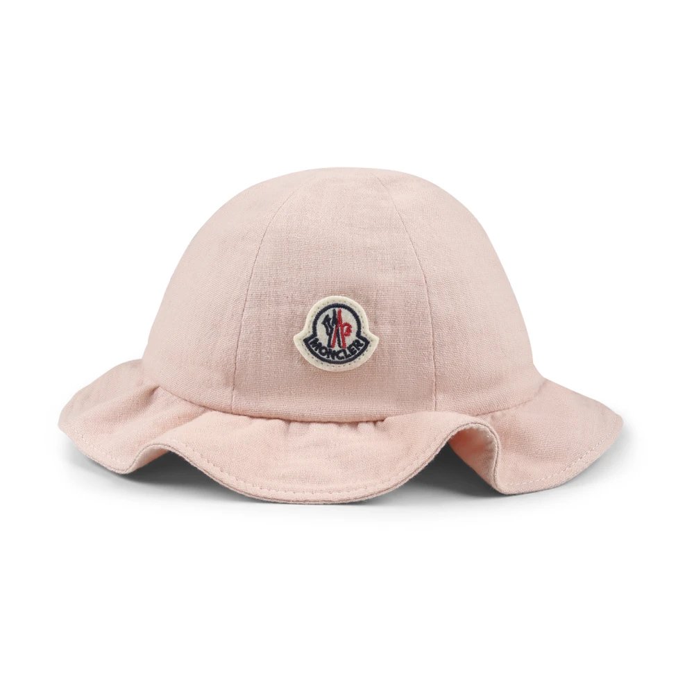 Moncler Rosa Bomull Cloche Hatt Pink, Unisex