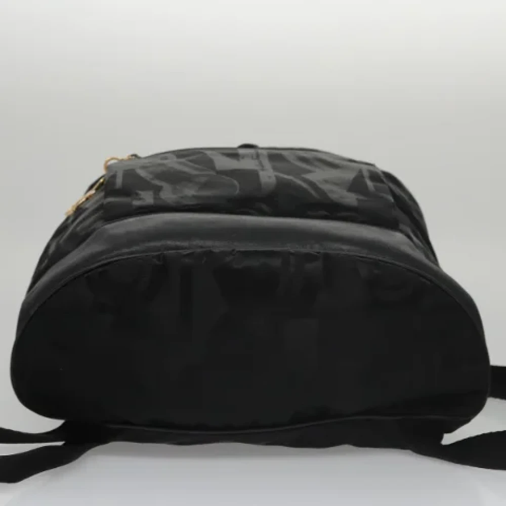 Salvatore Ferragamo Pre-owned Nylon backpacks Black Dames