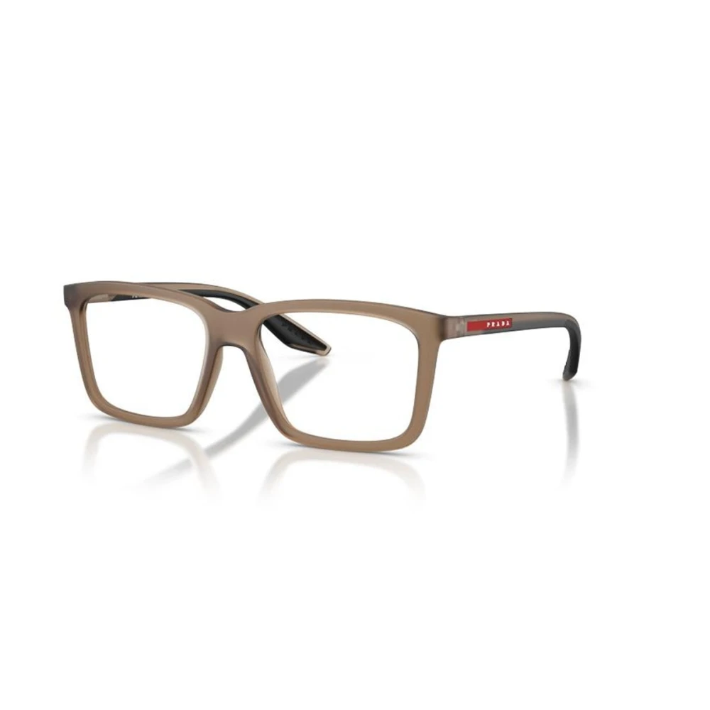 Prada Men's Brown Ps 03Sv Optical Frame - Glasses - 53 Mm - Accessories