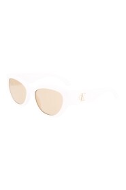 Białe okulary przeciwsłoneczne CKJ22634S