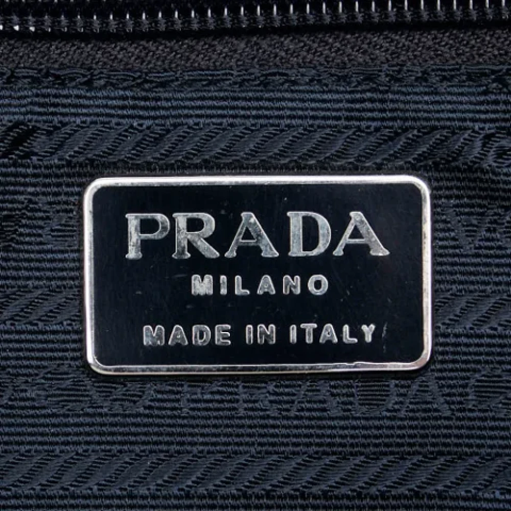 Prada Vintage Pre-owned Leather prada-bags Black Dames