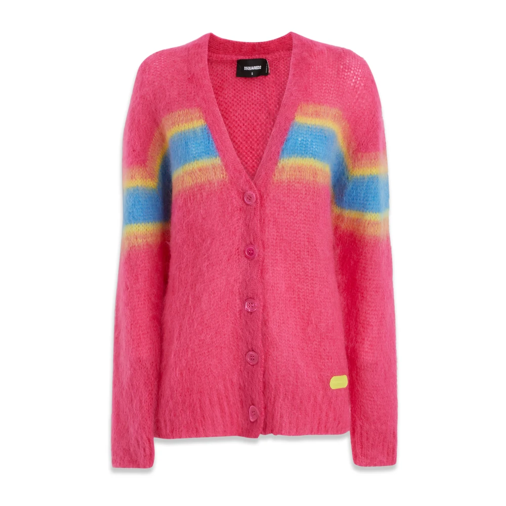 Dsquared2 Stijlvolle Gebreide Collectie Pink Dames