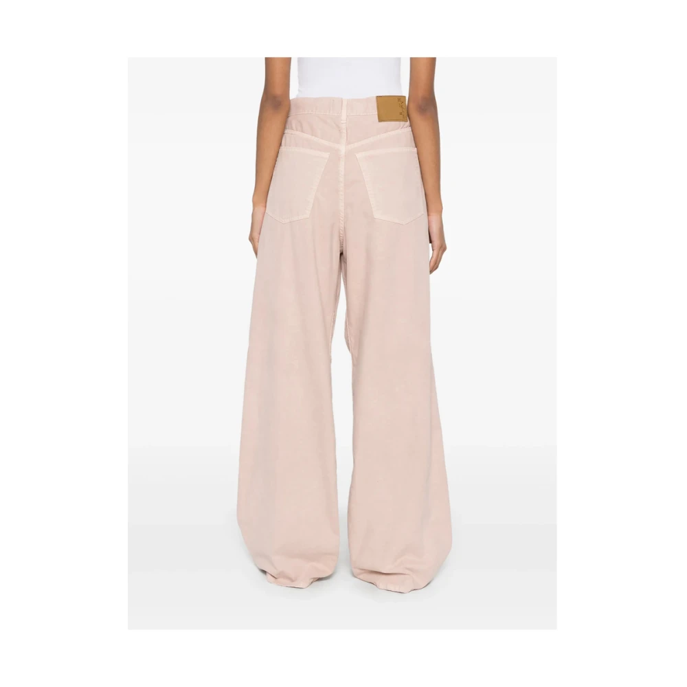Haikure Roze Klassieke Plooi Jeans Pink Dames
