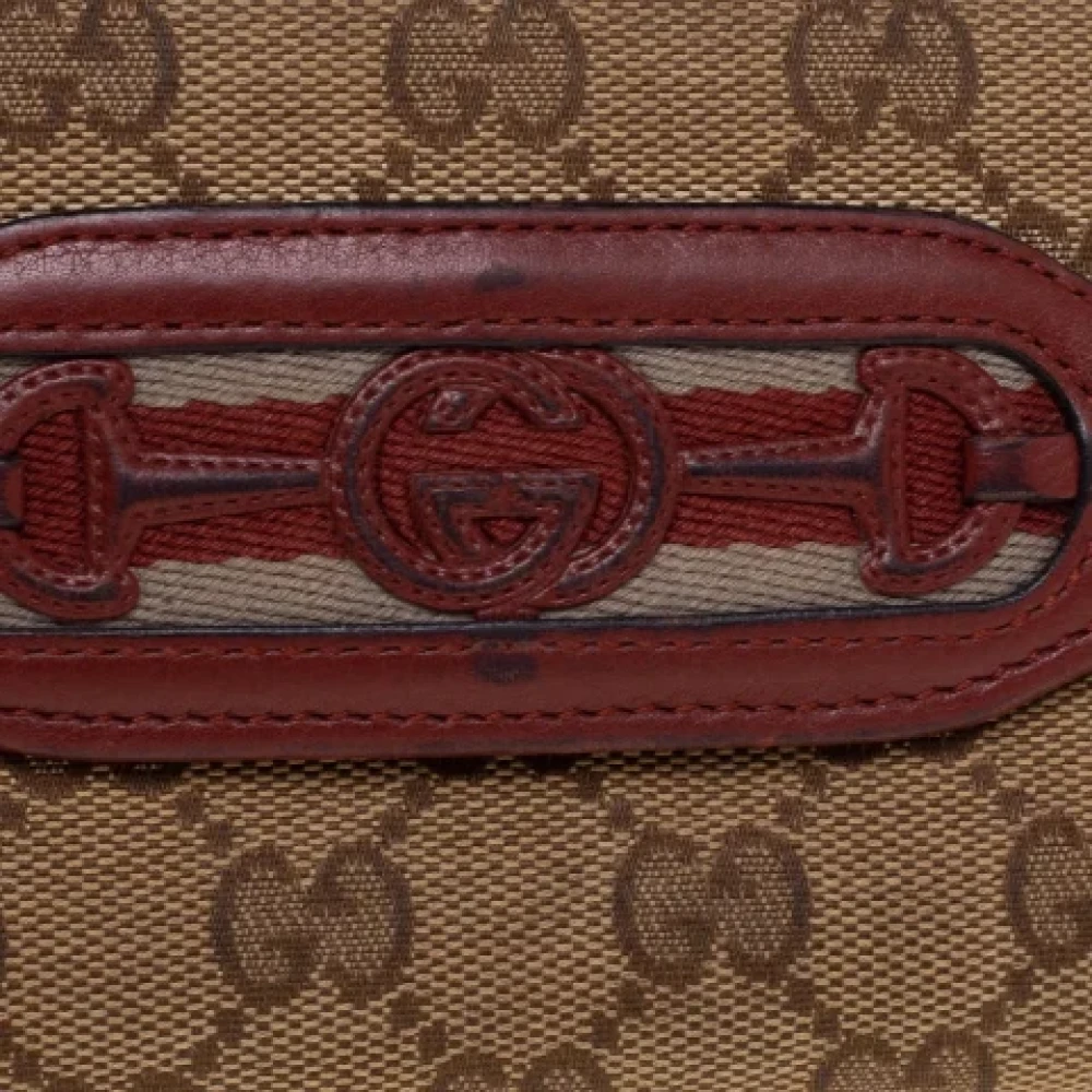 Gucci Vintage Pre-owned Canvas wallets Beige Dames