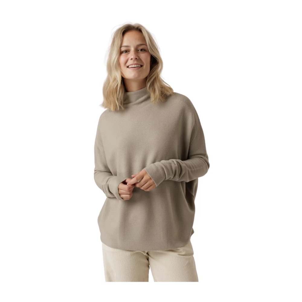 Drykorn Bruine Oversized Coltrui Beige Dames