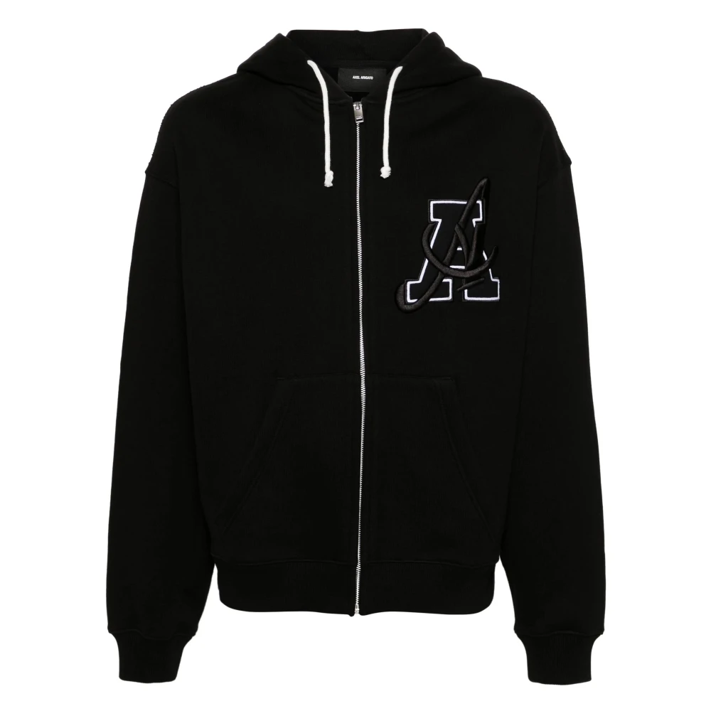 Axel Arigato Men's Black Cotton Casual Hoodie Sweater