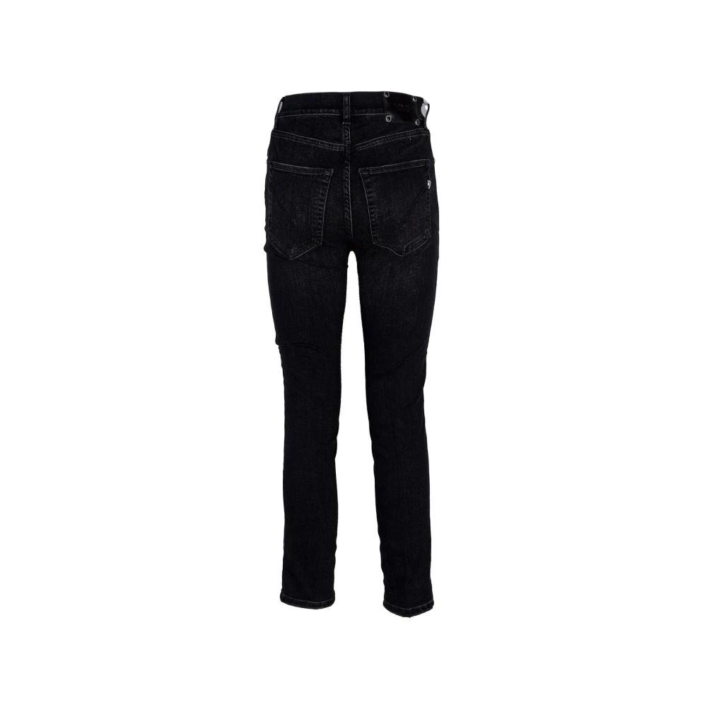 Dondup Slim-fit Jeans Black Dames