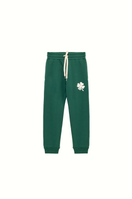 pantalon-de-jogging-vert-en-coton-pour-enfants