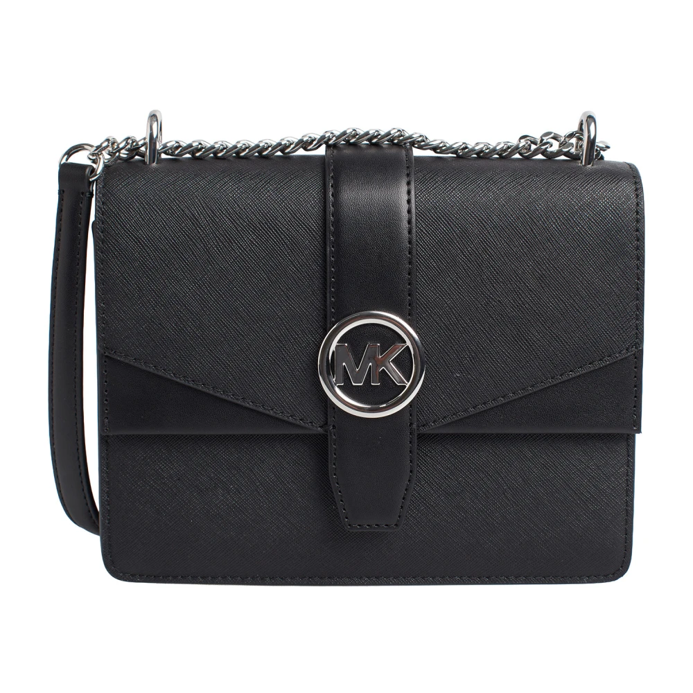 Michael Kors Women's Black Greenwich Cross Body Bag