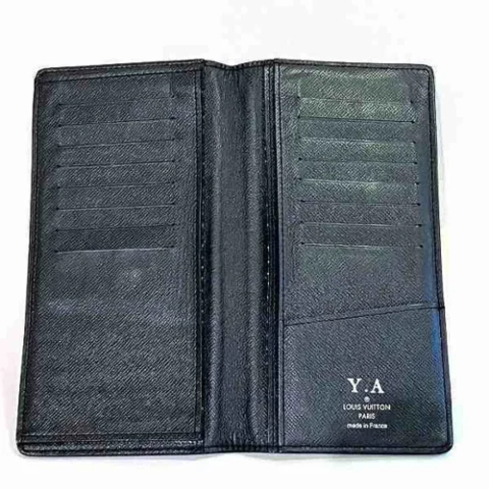 Louis Vuitton Vintage Pre-owned Leather wallets Black Heren