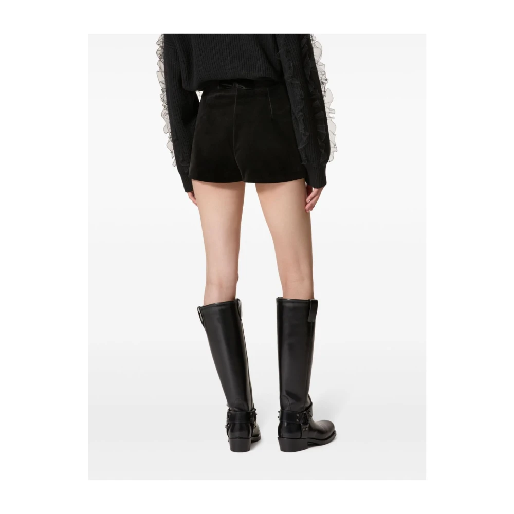 Valentino Garavani Zwarte Shorts voor Mannen Black Dames