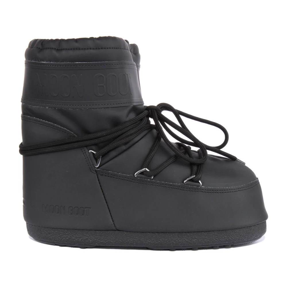 Moon Boot Icon Low Nero Gomma Design Winter Boots - Female - Winter Boots - Black - 9 Uk - Shoes - Image 3