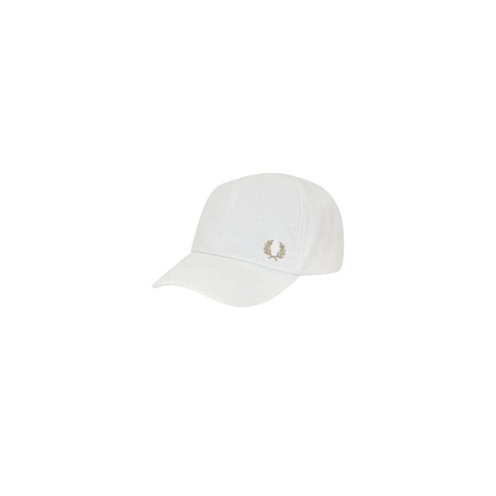 Fred Perry Men's White Hats & Caps, One Size, Classic Visor Cap