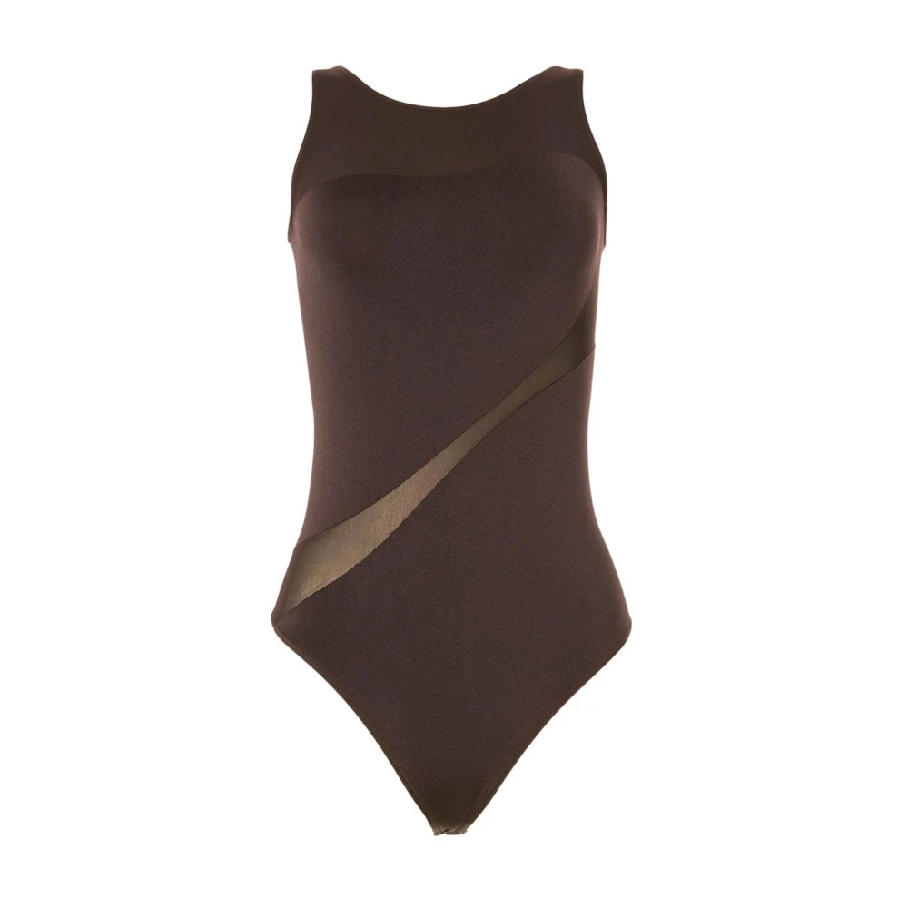 Wolford Women's Brown Full-Body, L, Top