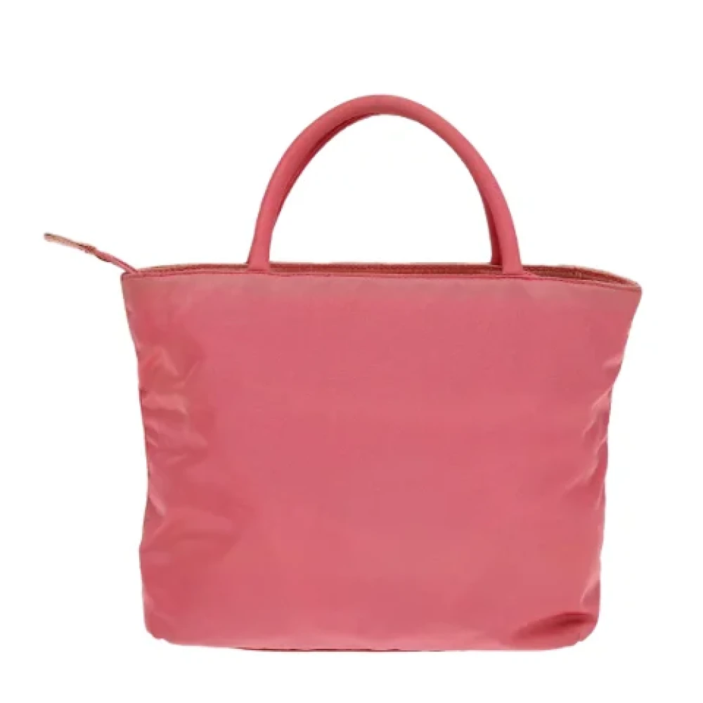 Prada Vintage Pre-owned Leather handbags Pink Dames