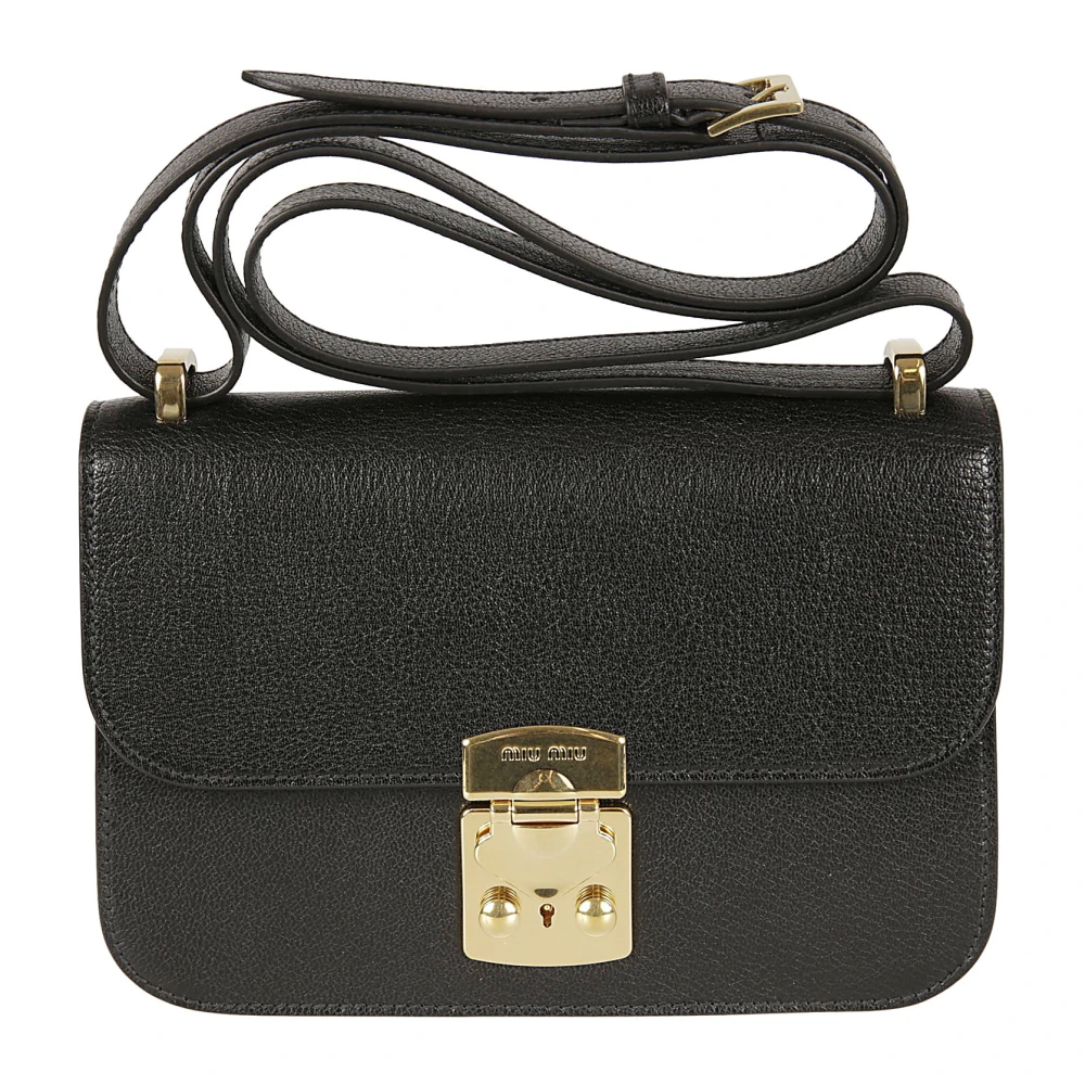 Miu Miu Women's Black Sophisticated Cross Body Bag