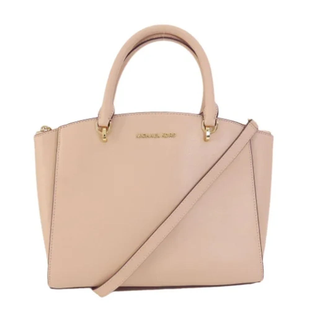 Michael Kors Pre-owned Fabric handbags Pink Dames