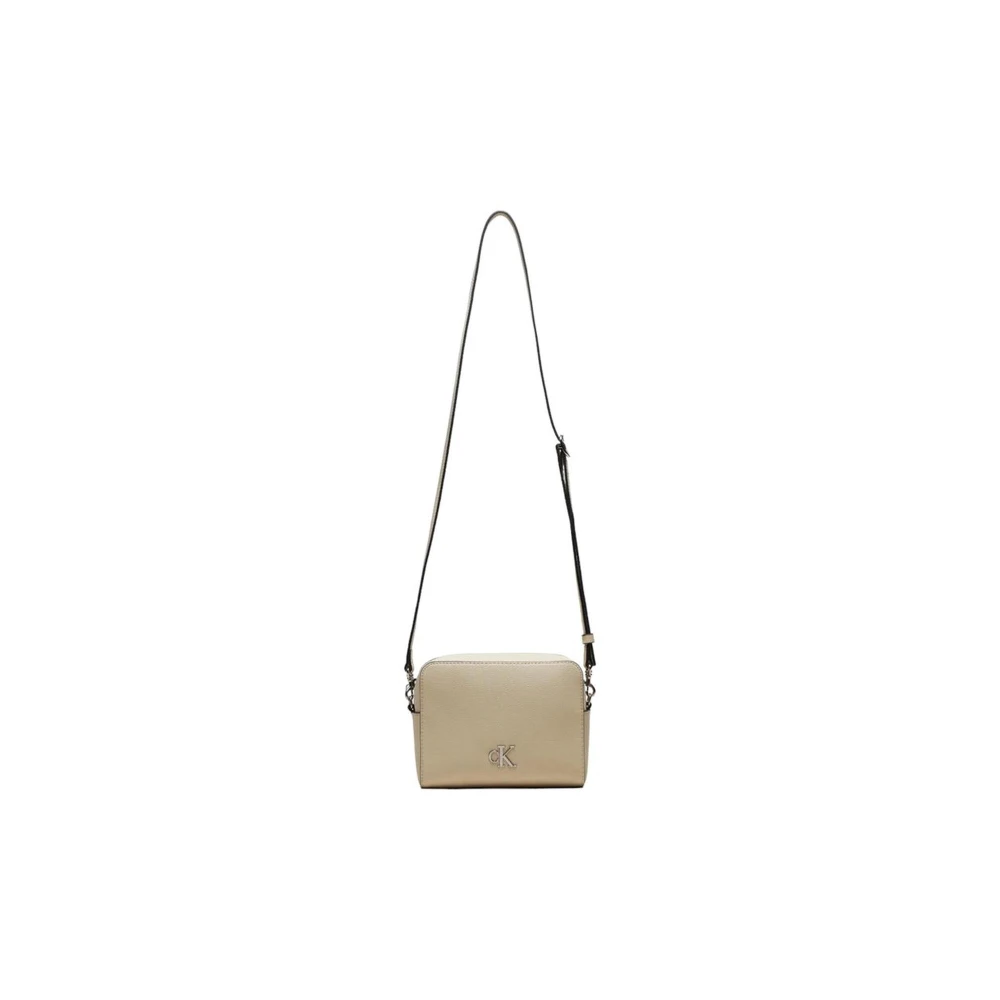 Calvin Klein Jeans Minimalistische Polyethyleen Handtas Beige Dames