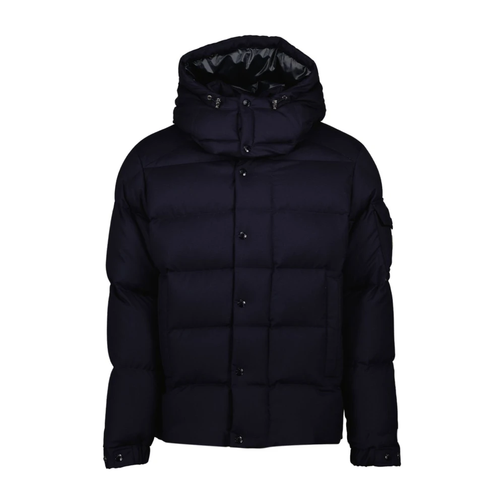 Moncler Blauwe Vezere Jas voor Mannen Blue Heren