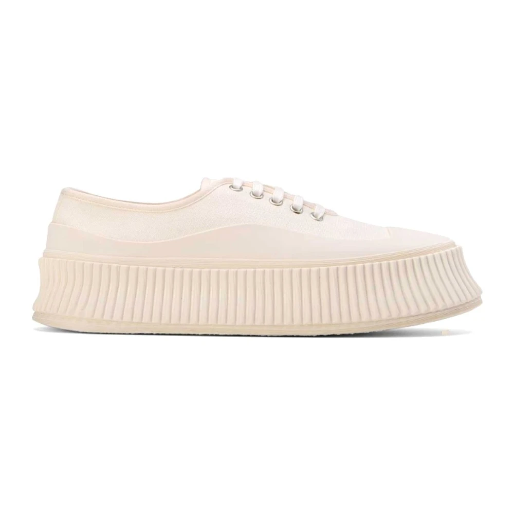 Jil Sander Women's Beige Sneakers, 7 Uk, Trainers