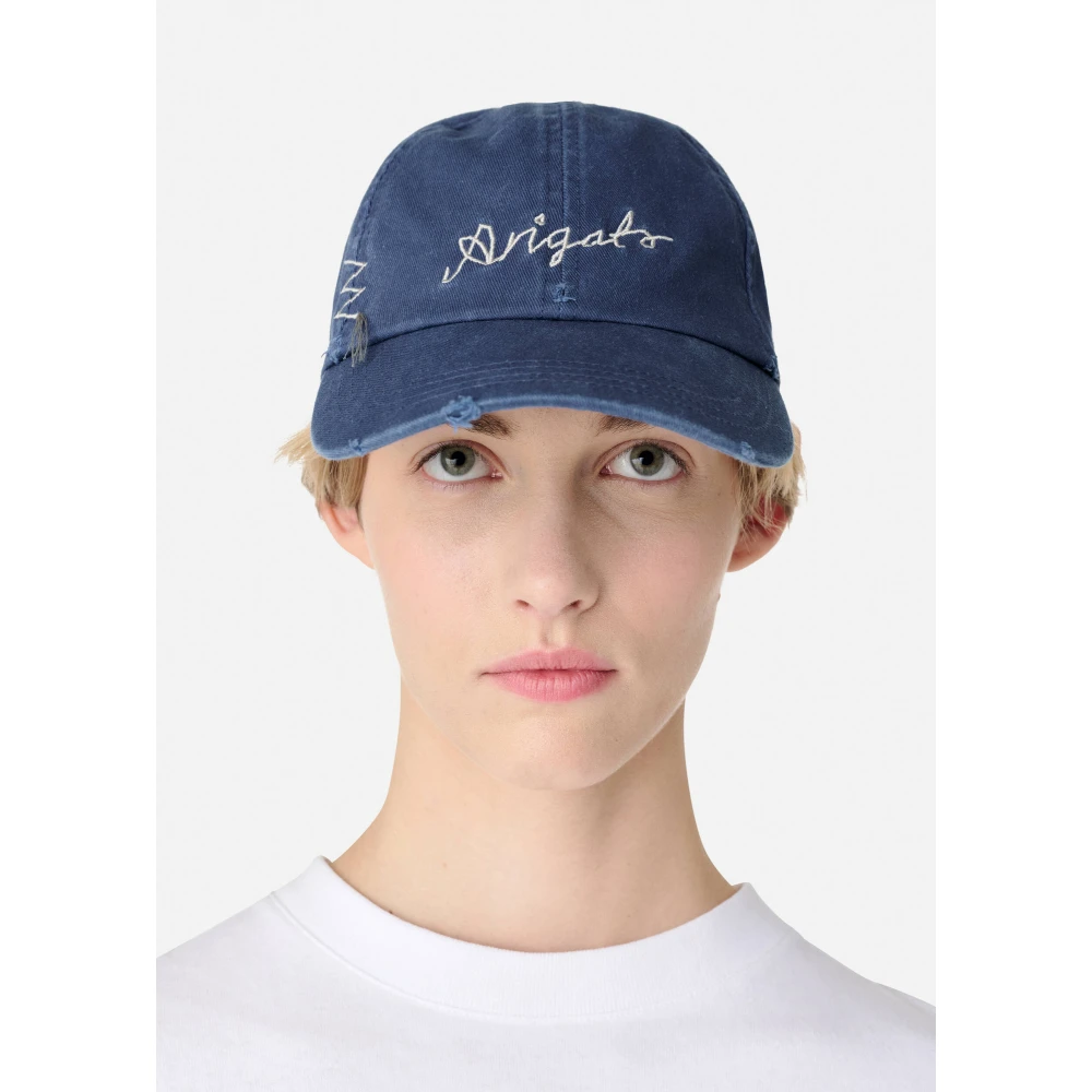 Axel Arigato Seam Distressed Cap Blue Unisex