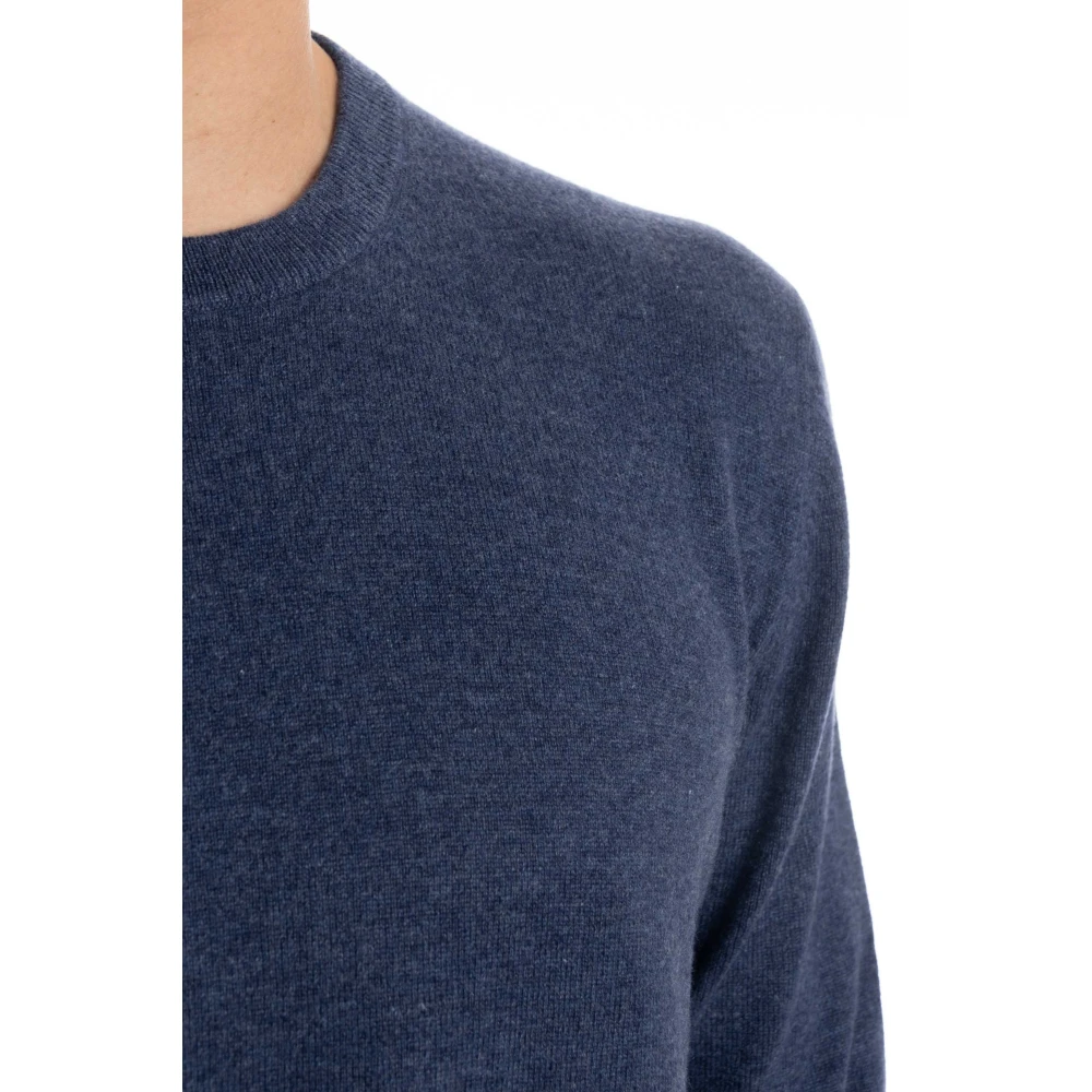 Ballantyne Kasjmier Wintertrui Blue Heren