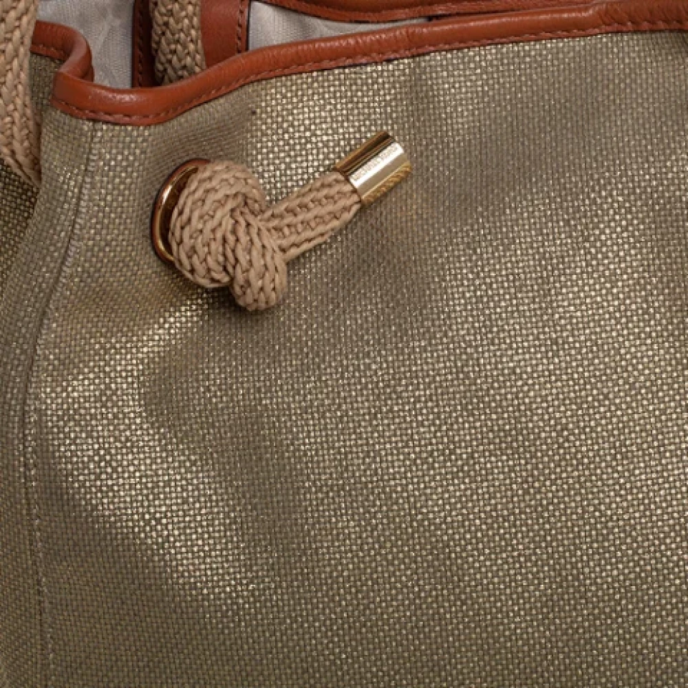 Michael Kors Pre-owned Canvas totes Beige Dames