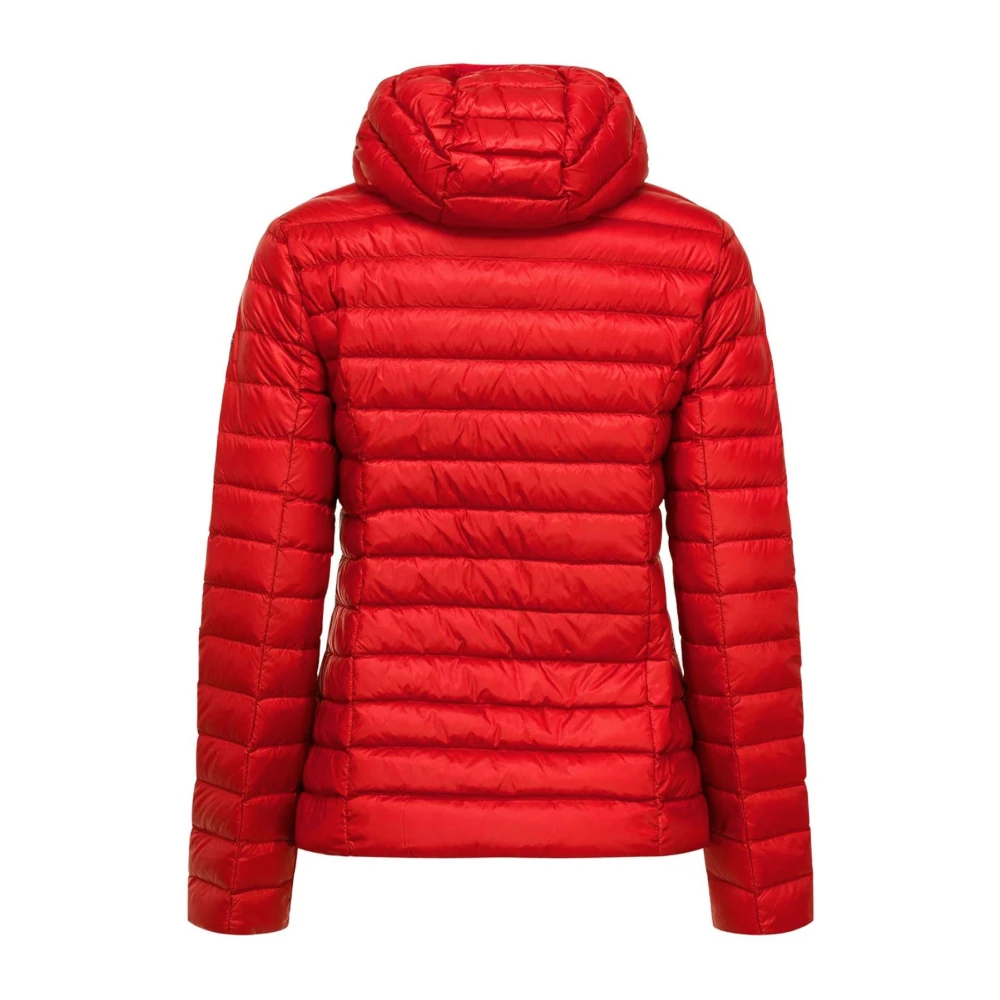 Jott Aansluitende Hooded Cloé Pufferjas Red Heren