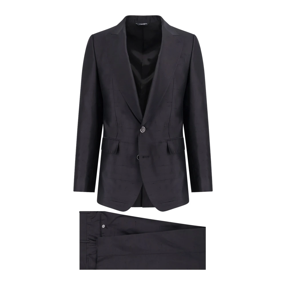 Dolce & Gabbana Hombre Negro Trajes, Talla: M