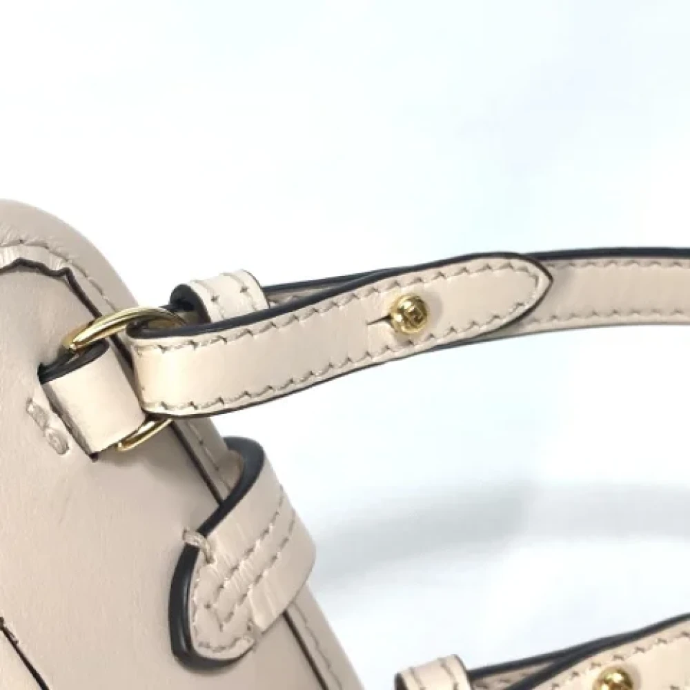 Fendi Vintage Pre-owned Canvas fendi-bags Beige Dames