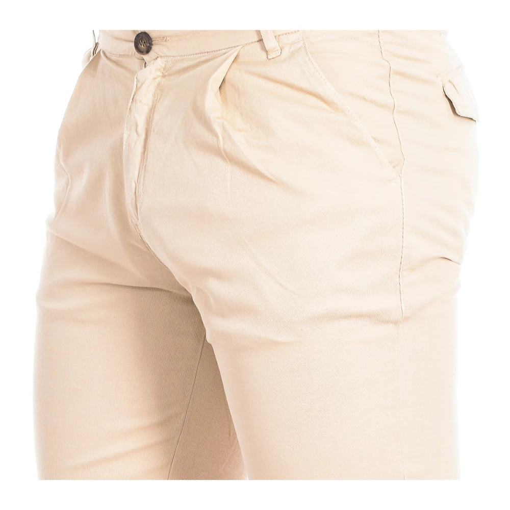 LA MARTINA Witte Bermuda Shorts Casual Trendy Stijl Beige Heren