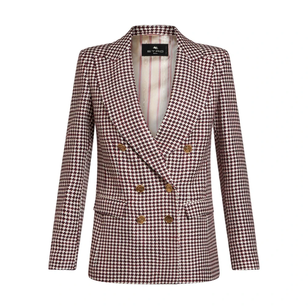 ETRO Multi-Color Jas MR S9800 Stijl Brown Dames
