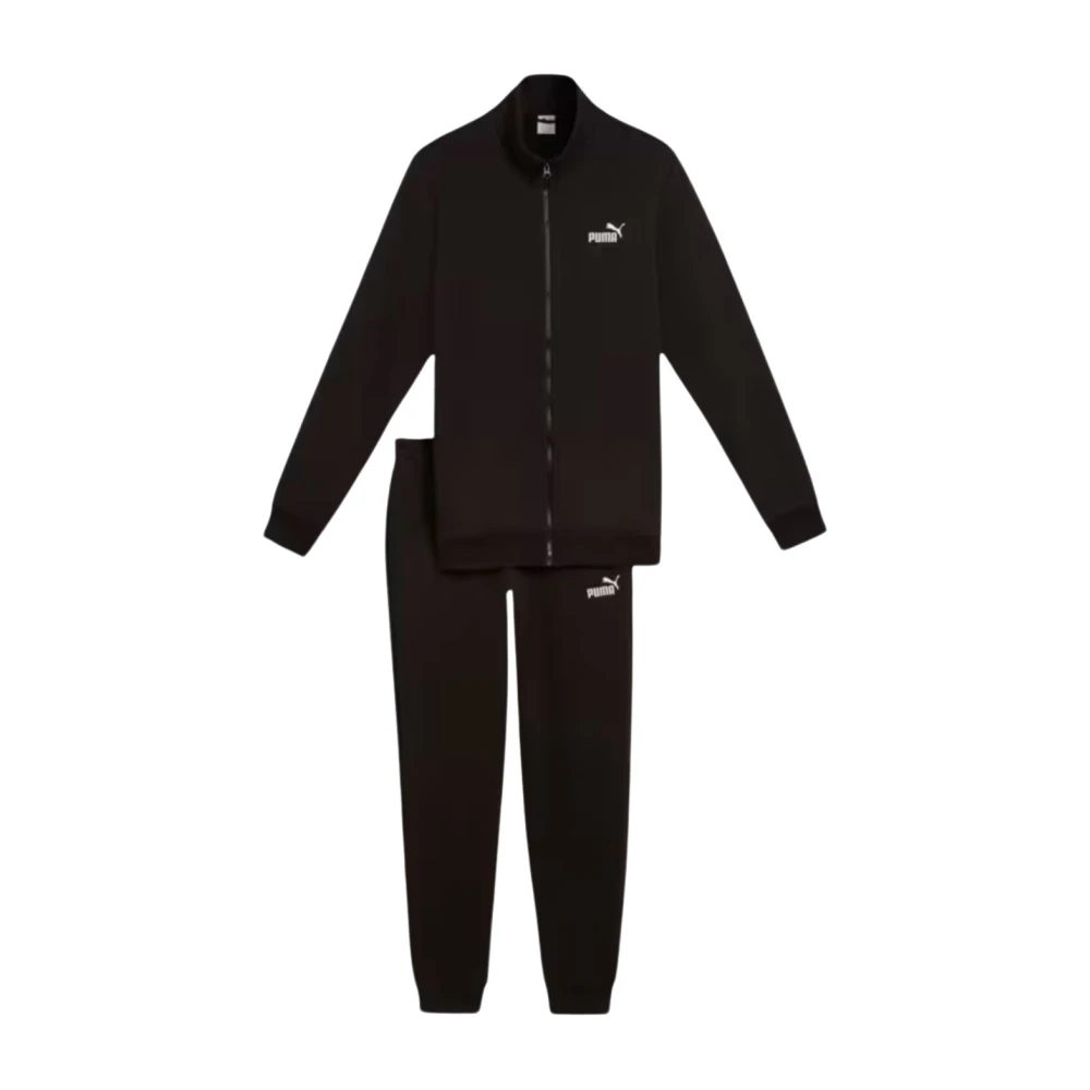 Puma Men's Black Tuta Completa Felpa Zip + Pantalone