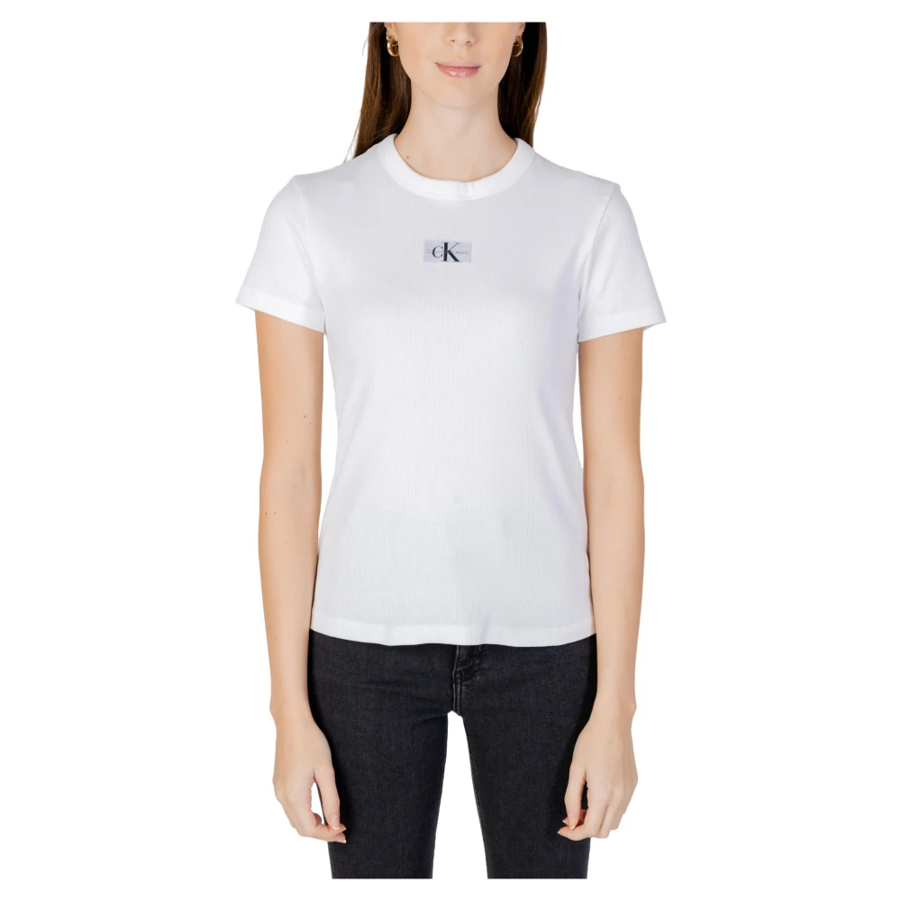 Calvin Klein Jeans T-Shirts White Dames