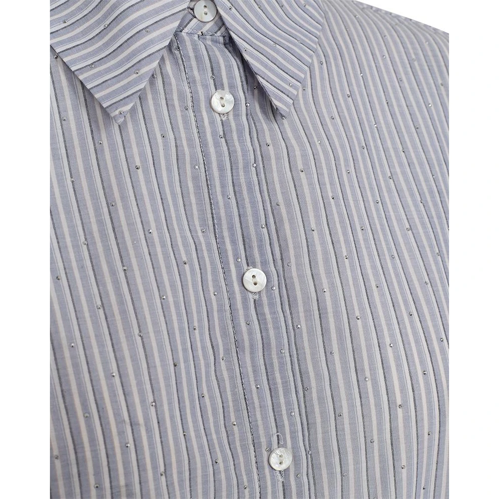 Freequent Chambray Blouse Fqfeline Stijl Blue Dames