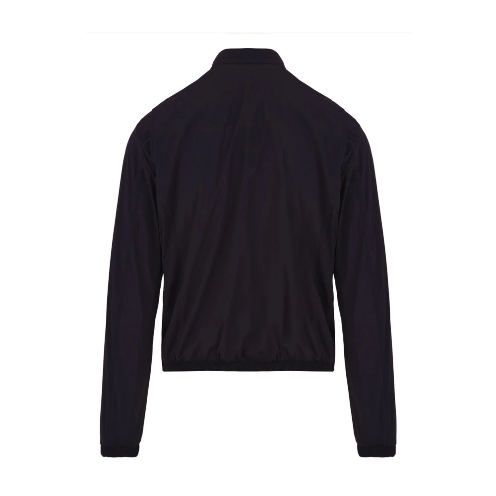 Moorer Blauwe Harsgecoate Bi-Elastische Jas Blue Heren