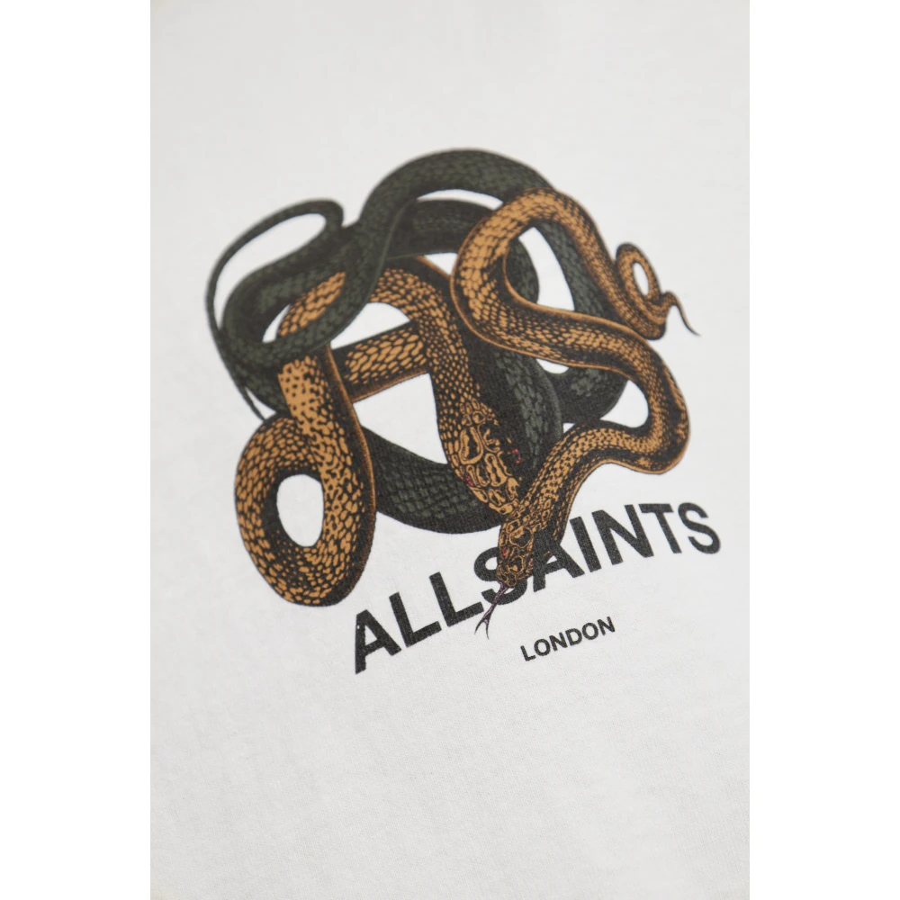 AllSaints T-shirt Reticulate White Dames