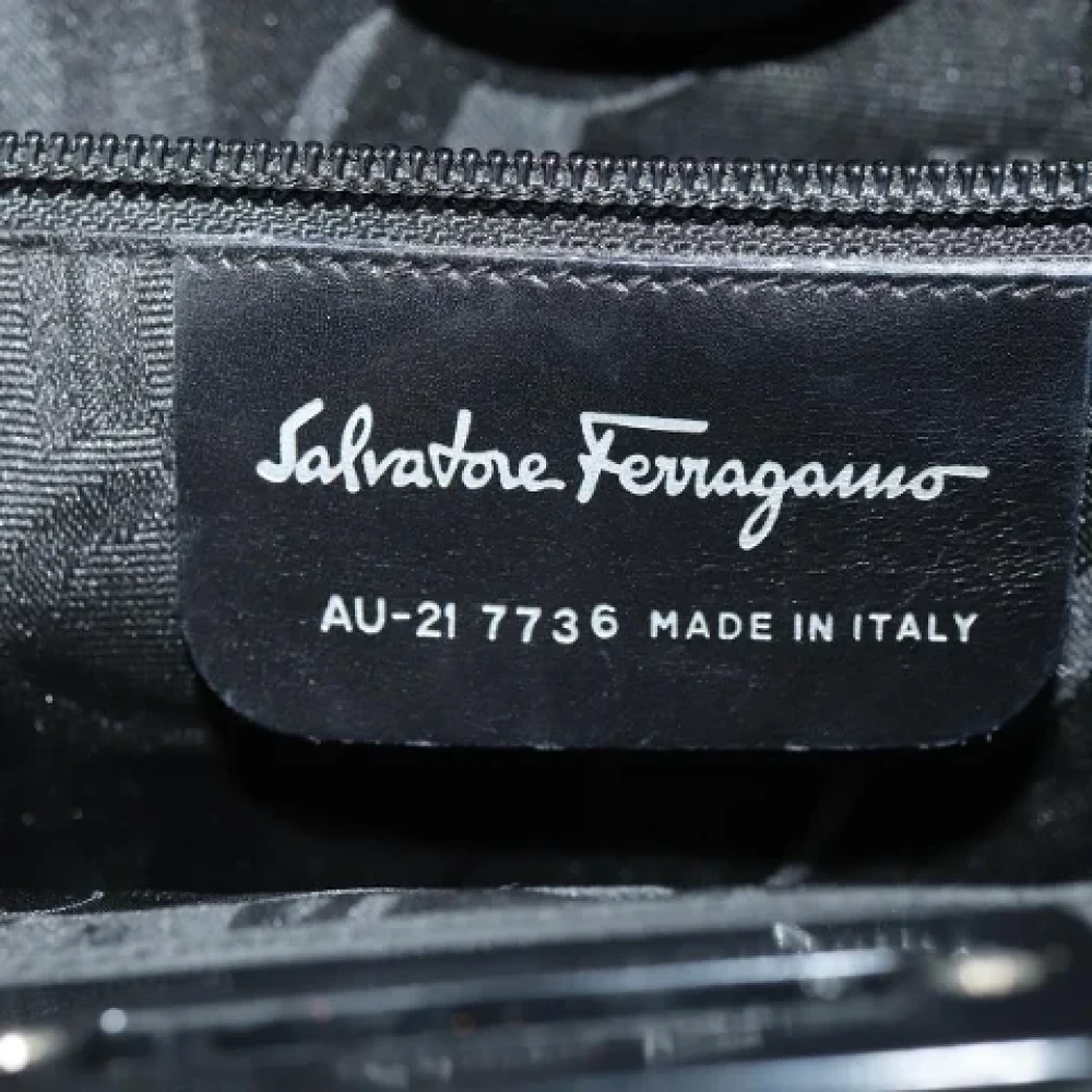 Salvatore Ferragamo Pre-owned Leather totes Black Dames
