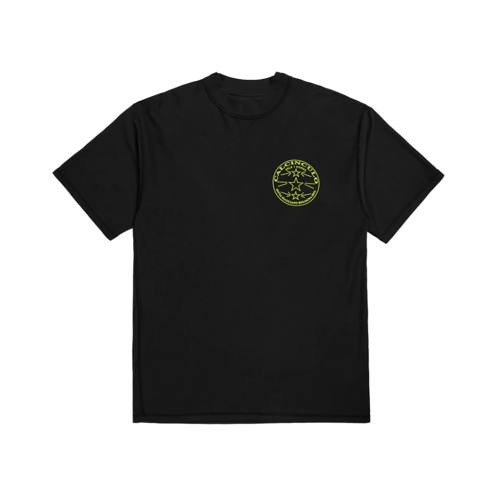 Magliano Grafische Print Zwarte Katoenen T-shirt Black Heren
