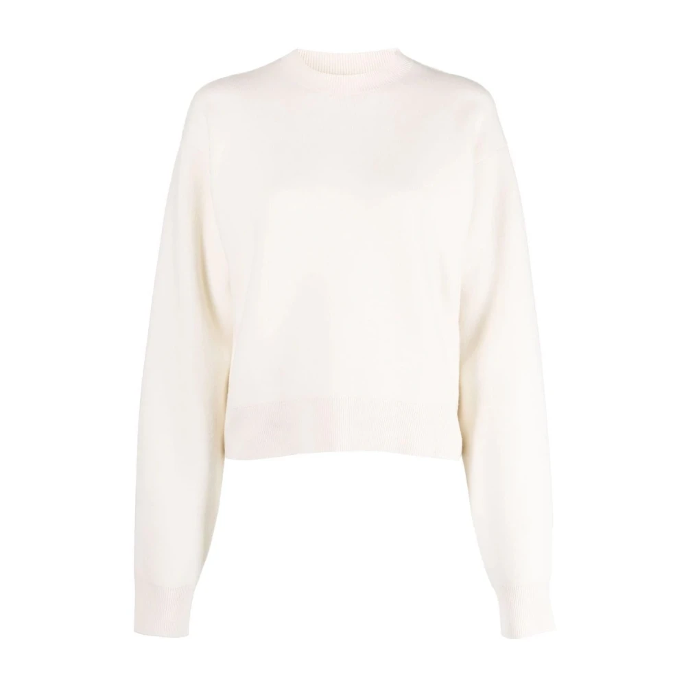 Jil Sander Women's Beige Cashmere Knitwear,, Wool Cashmere Jumper 2XS